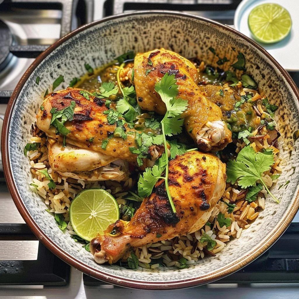 One-Pot Chicken with Wild Rice Pilaf by Magdalena Roze