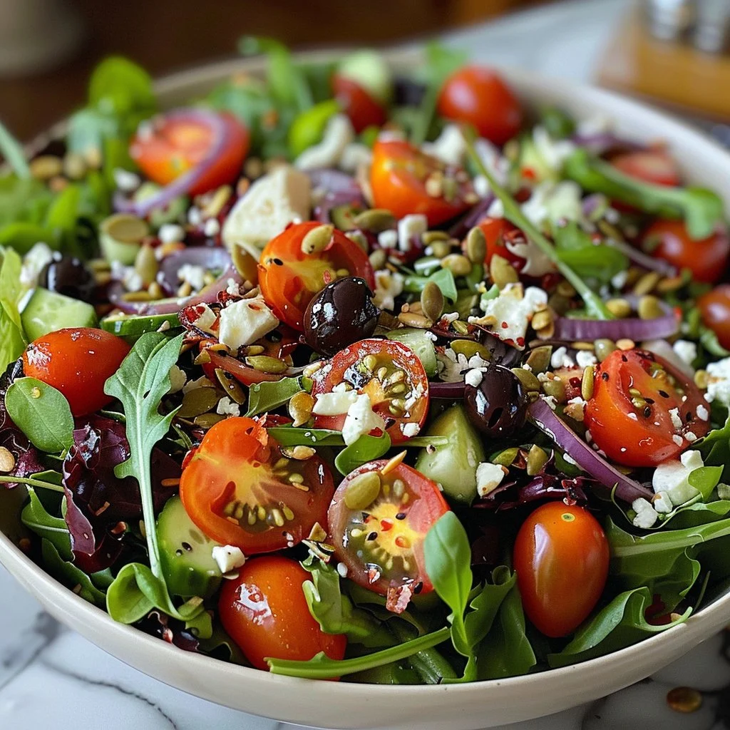 Delicious Marry Me Salad served in a bowl with fresh ingredients.