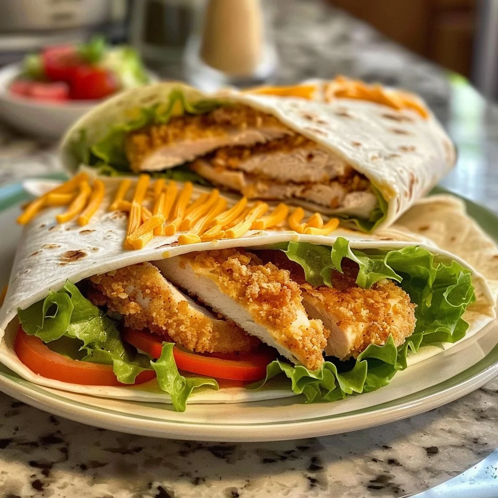 Crispy chicken served on a plate, golden brown and delicious for family meals.