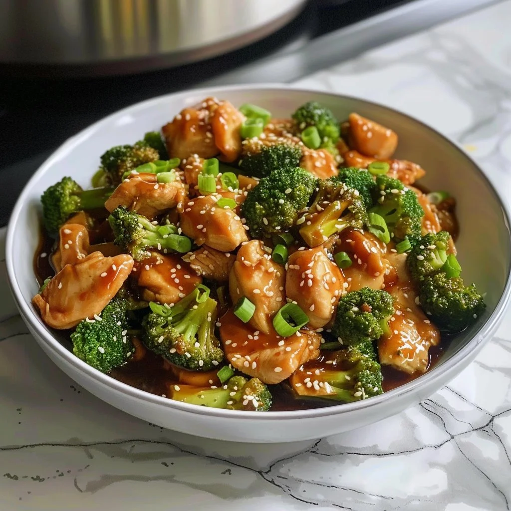 Delicious healthy slow cooker dish ready to serve