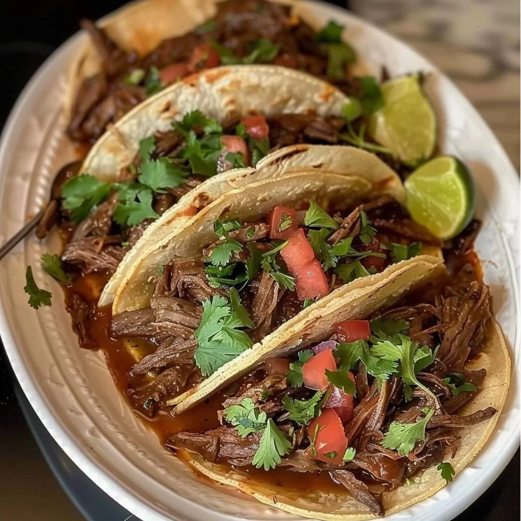 Delicious homemade street tacos served with fresh toppings and vibrant flavors.